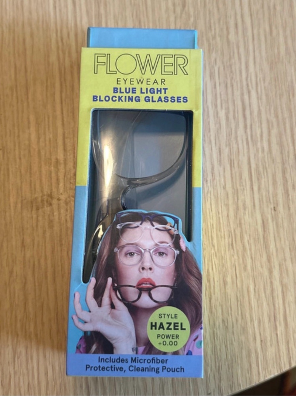 FLOWER Eyewear Hazel Blue Light Blocking Glasses - Clear/Gray